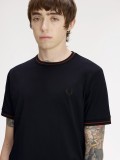Fred Perry Twin Tipped Navy Blue T-shirt