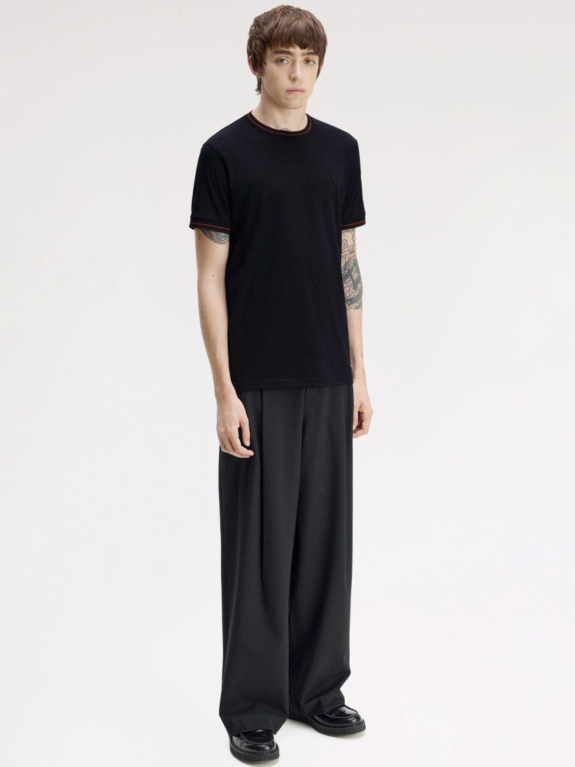 Fred Perry Twin Tipped Navy Blue T-shirt