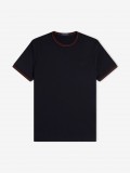 Fred Perry Twin Tipped Navy Blue T-shirt