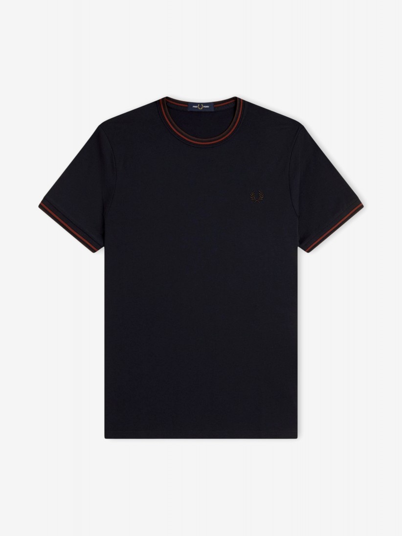Fred Perry Twin Tipped Navy Blue T-shirt
