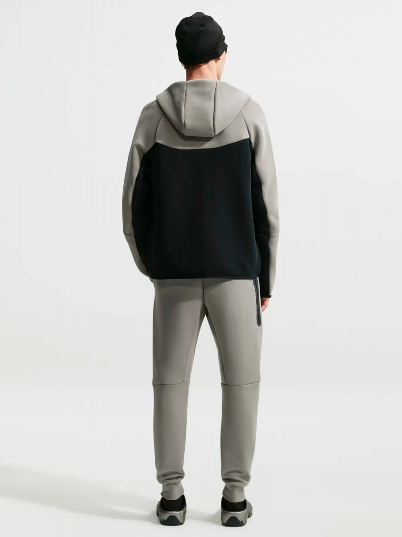 Casaco com Capuz Nike Tech Fleece Windrunner Verde e Preto Para Homem