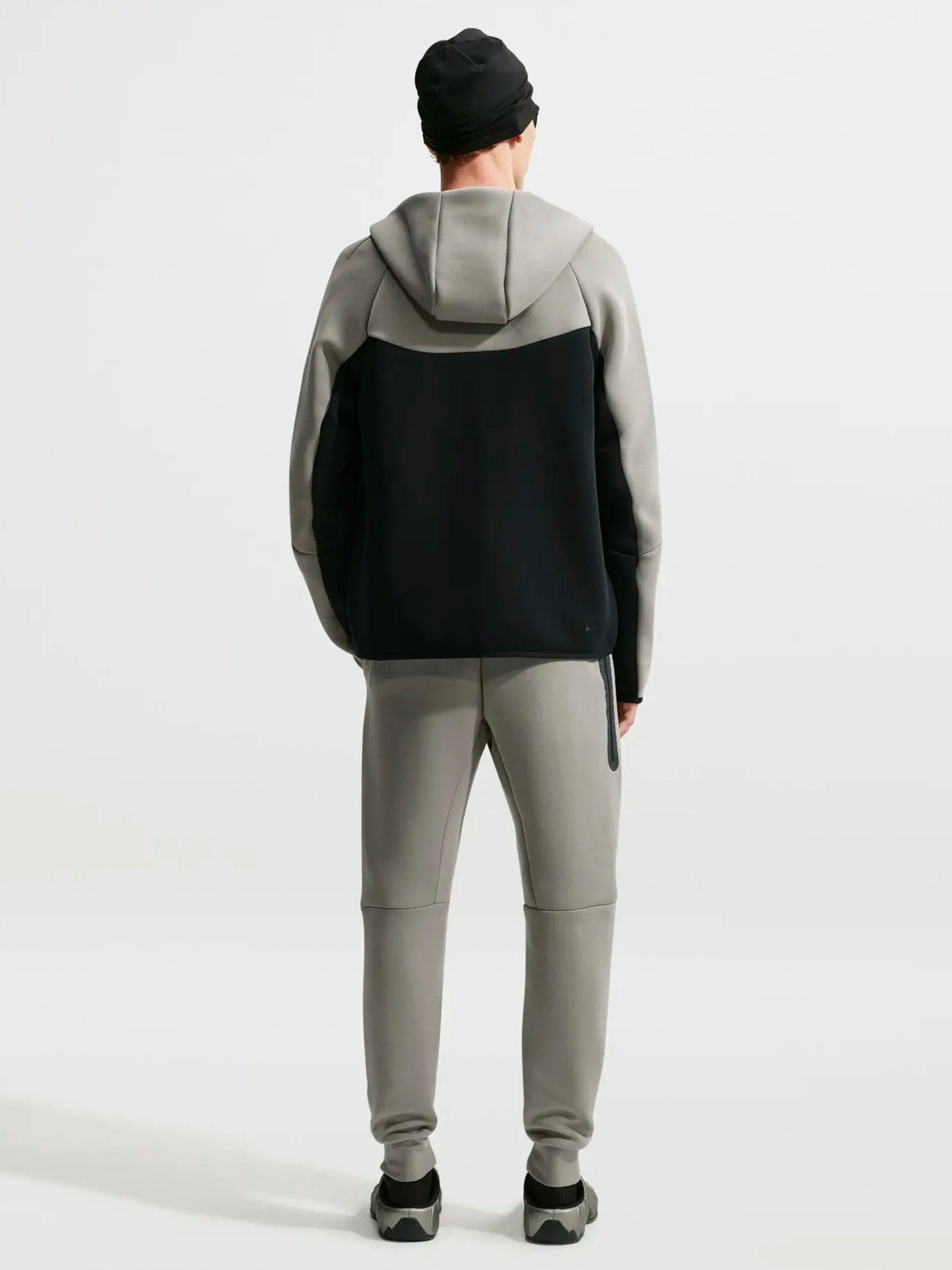 Casaco com Capuz Nike Tech Fleece Windrunner Verde e Preto Para Homem
