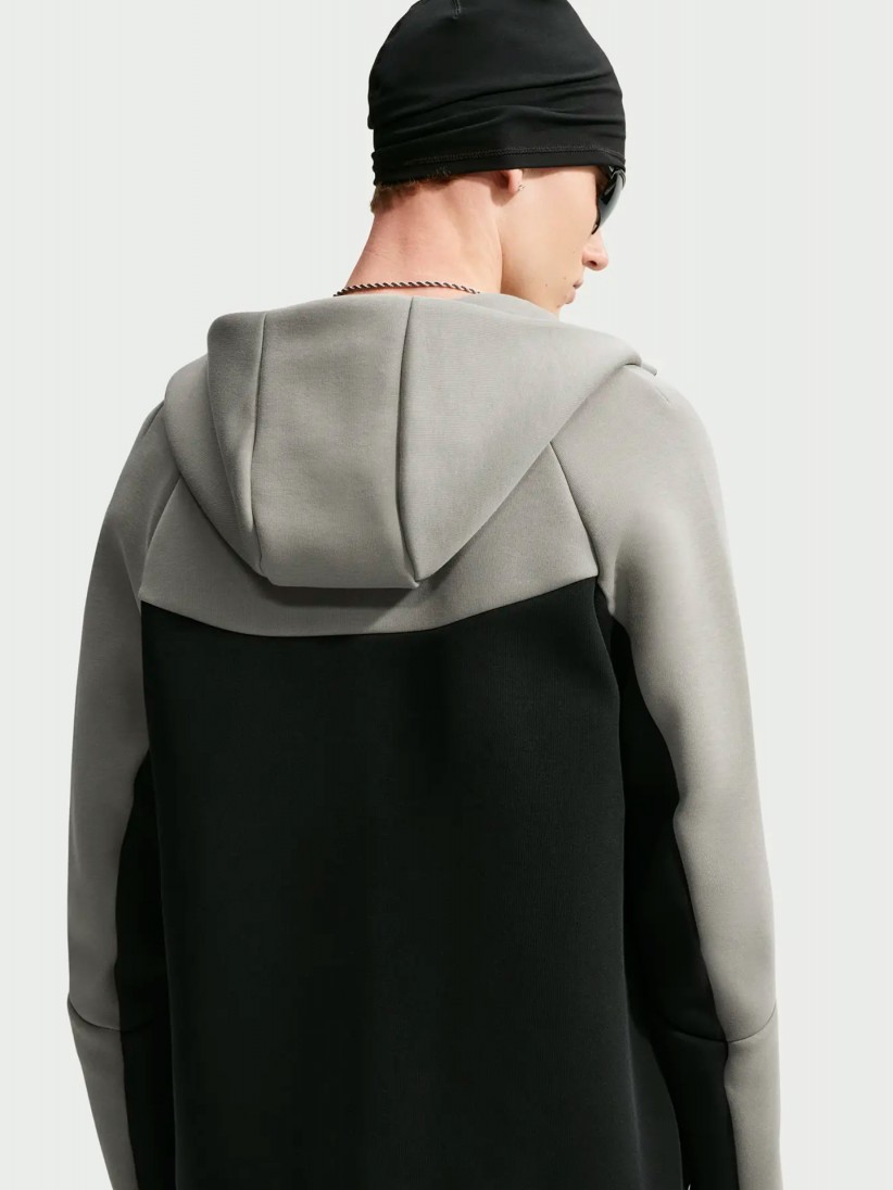 Casaco com Capuz Nike Tech Fleece Windrunner Verde e Preto Para Homem
