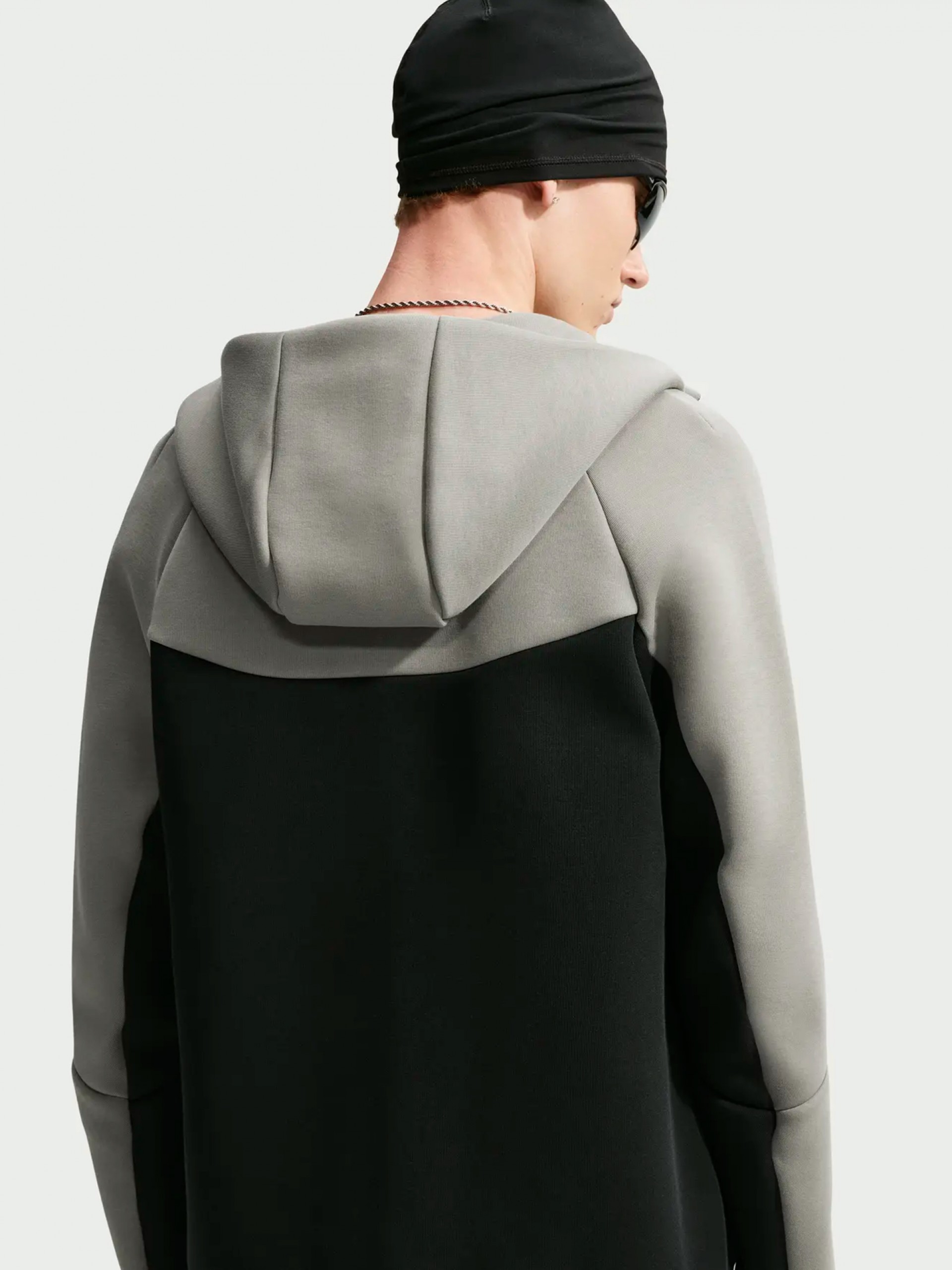 Casaco com Capuz Nike Tech Fleece Windrunner Verde e Preto Para Homem