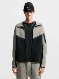 Casaco com Capuz Nike Tech Fleece Windrunner Verde e Preto Para Homem