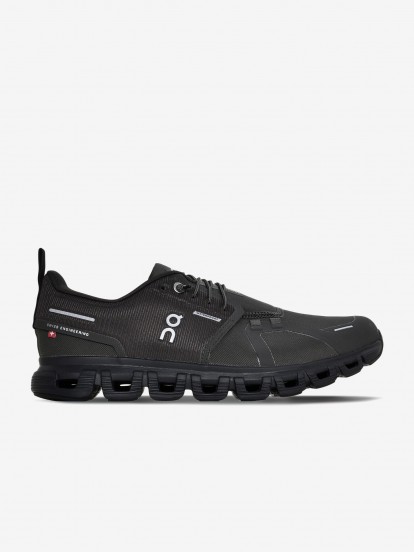 On Running Cloud 6 Waterproof Black and Grey Sneakers