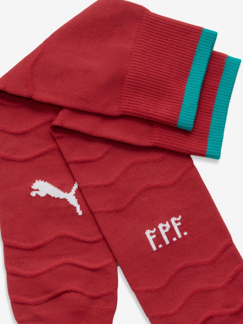 Calcetines de Fútbol Puma Portugal Graphic Rojos 2026 Calcetines de Fútbol Puma Portugal Graphic Rojos 2026