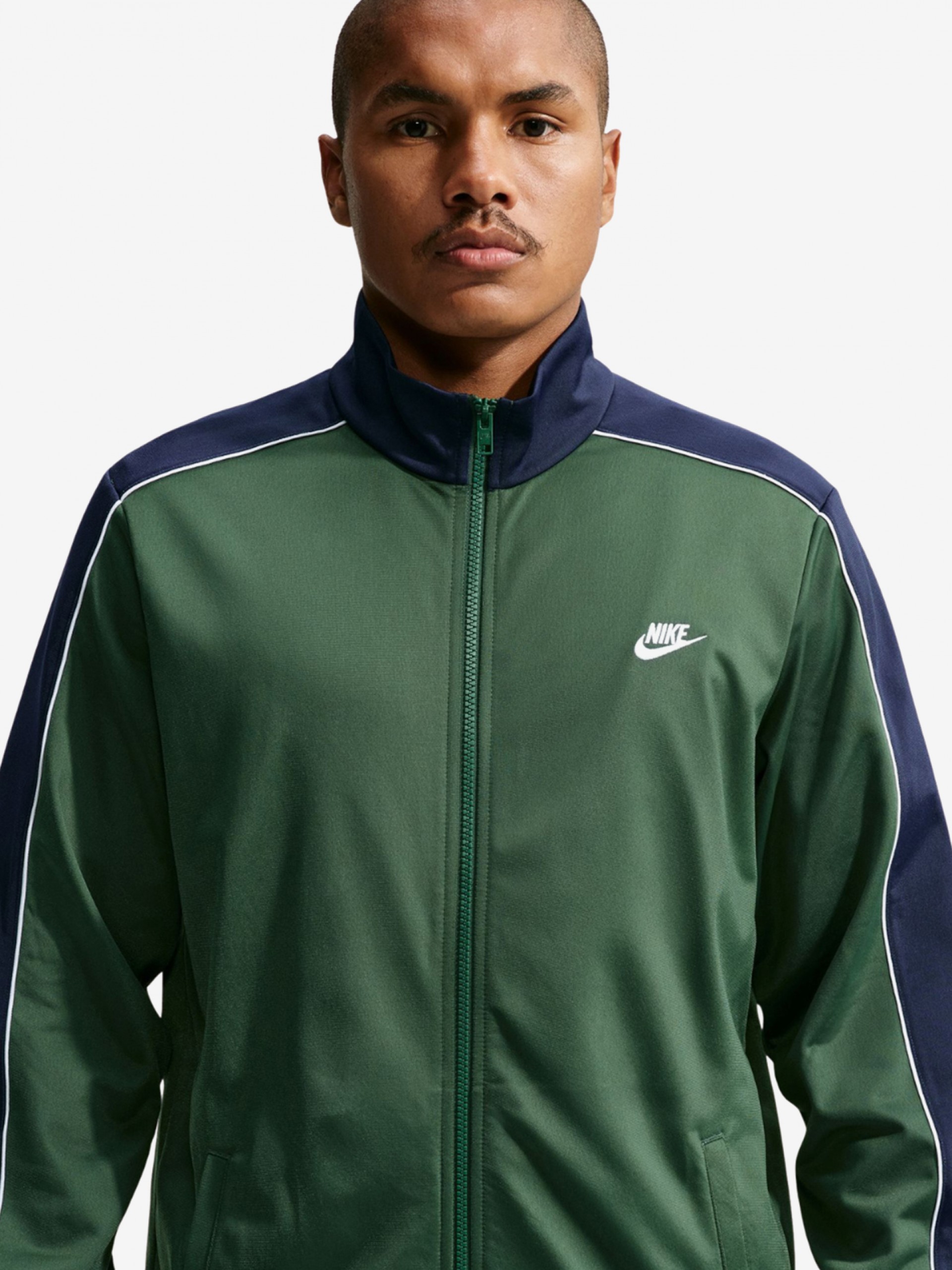 Nike Club Poly-Knit Green and Blue Tracksuit For Men