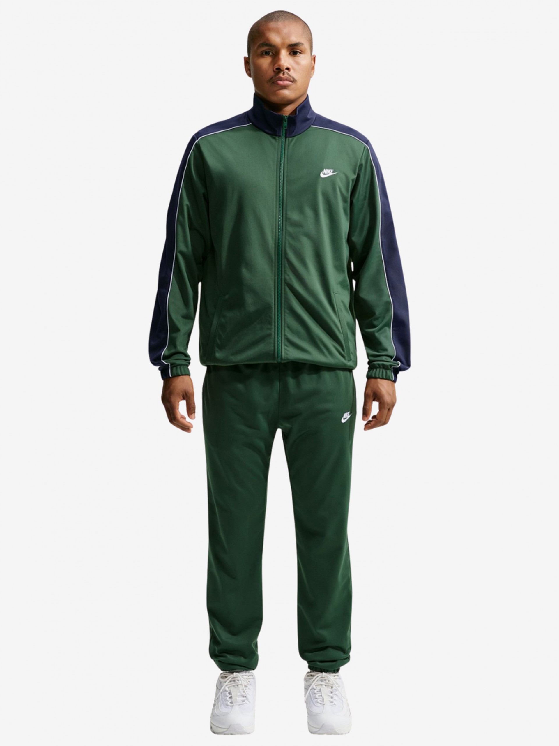 Chándal Nike Club Poly-Knit Verde y Azul Para Hombre