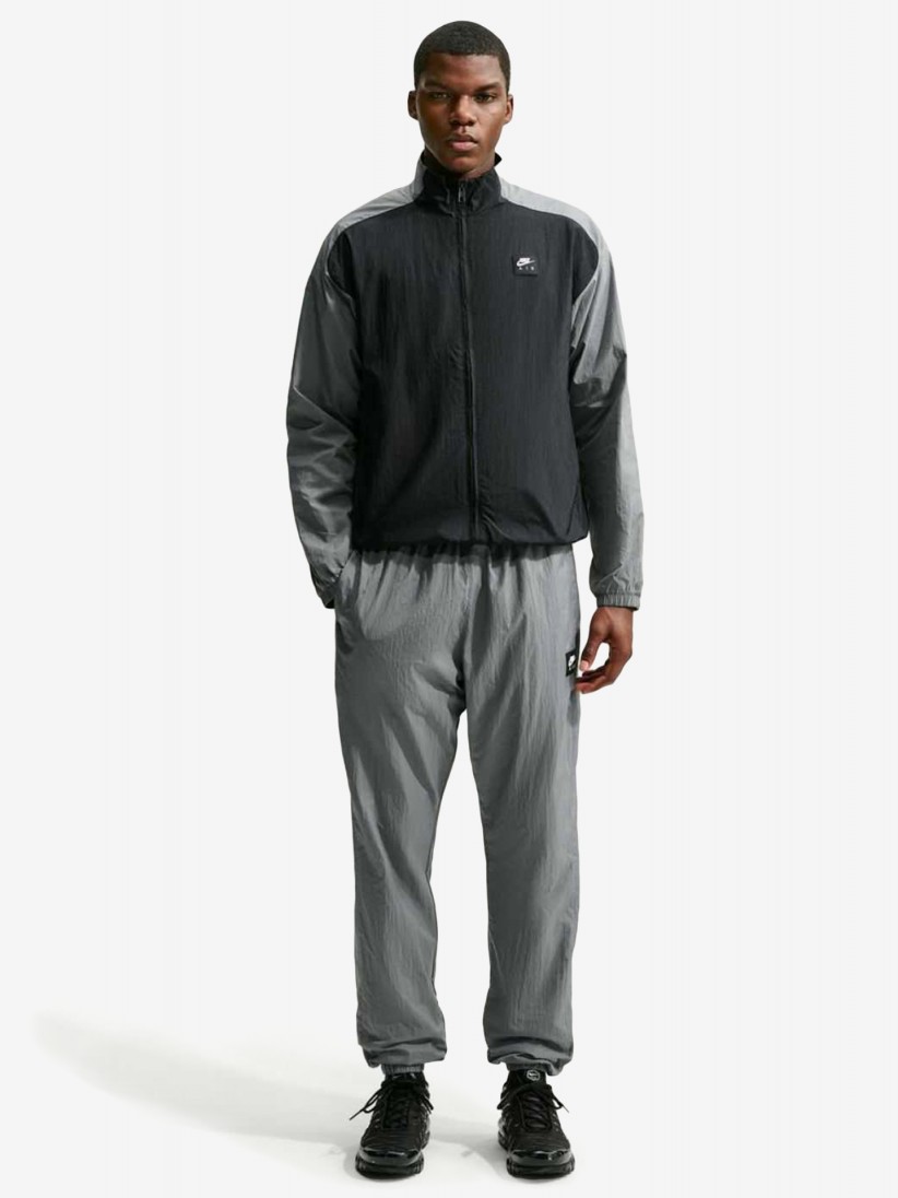 Nike Air Max Grey and Black Tracksuit For Men Nike Air Max Grey and Black Tracksuit For Men