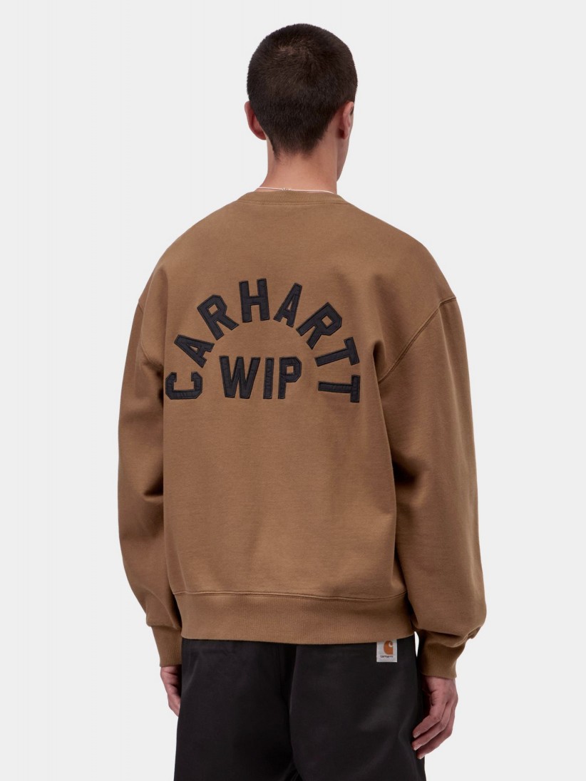 Carhartt WIP Arch Script Brown Sweater Carhartt WIP Arch Script Brown Sweater
