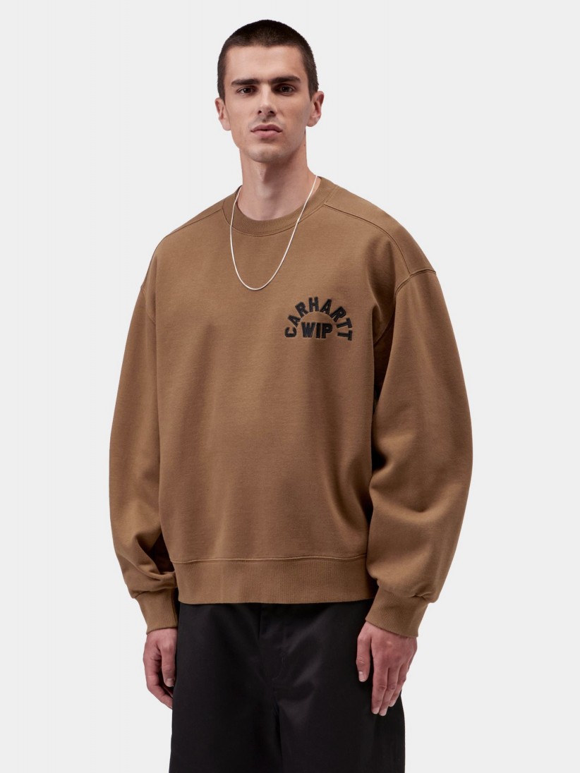 Carhartt WIP Arch Script Brown Sweater Carhartt WIP Arch Script Brown Sweater
