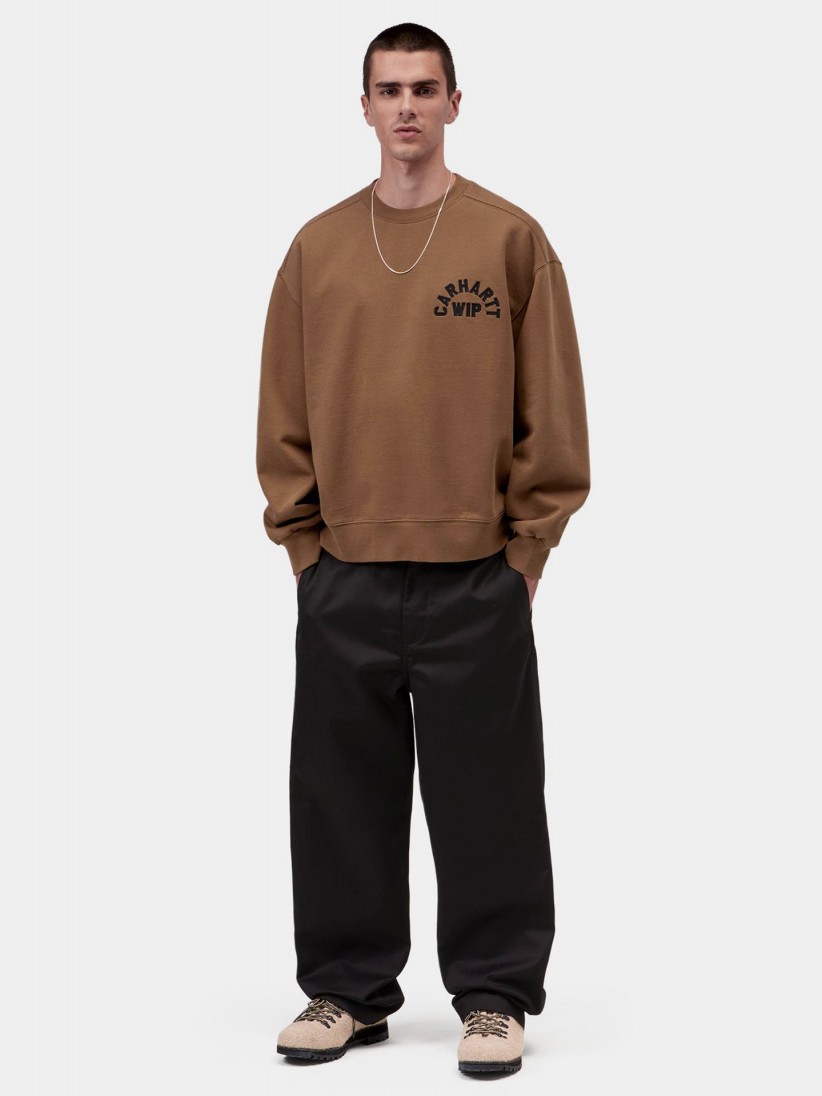 Carhartt WIP Arch Script Brown Sweater Carhartt WIP Arch Script Brown Sweater