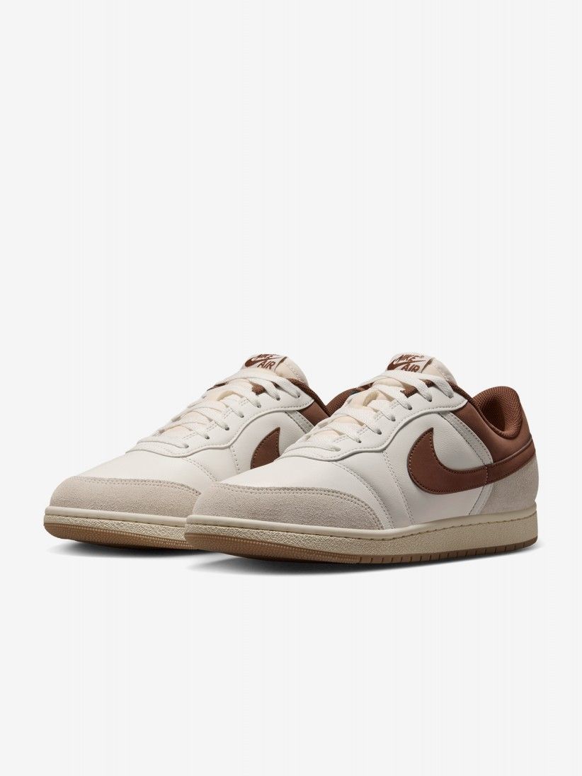 Nike Air Jordan Skyline Low White and Brown Sneakers For Men Nike Air Jordan Skyline Low White and Brown Sneakers For Men