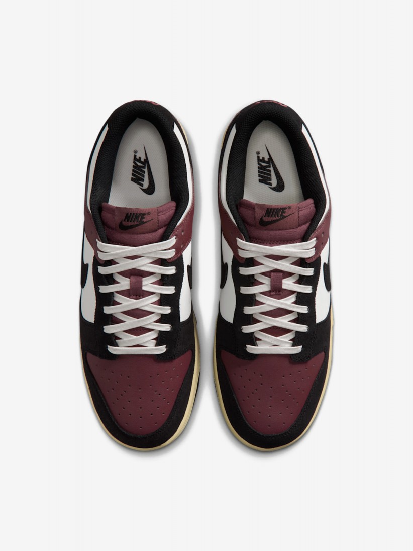 Nike Dunk Low Retro Burgundy, White and Black Sneakers For Men Nike Dunk Low Retro Burgundy, White and Black Sneakers For Men