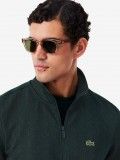 Casaco Lacoste Paris Jacquard Verde e Preto Casaco Lacoste Paris Jacquard Verde e Preto