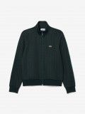 Casaco Lacoste Paris Jacquard Verde e Preto Casaco Lacoste Paris Jacquard Verde e Preto