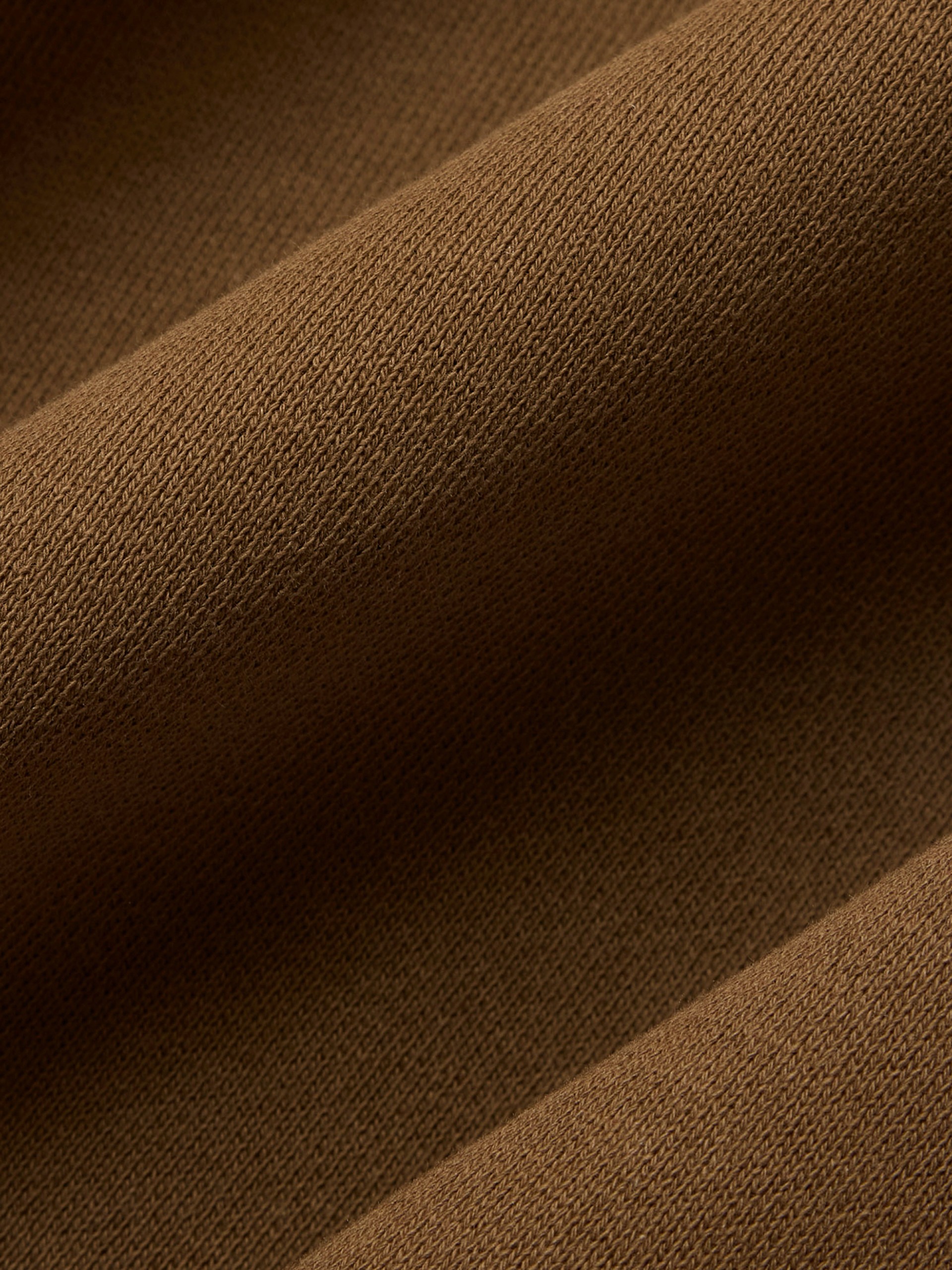 Lacoste Loose Fit Heavy Fleece Brown Sweater