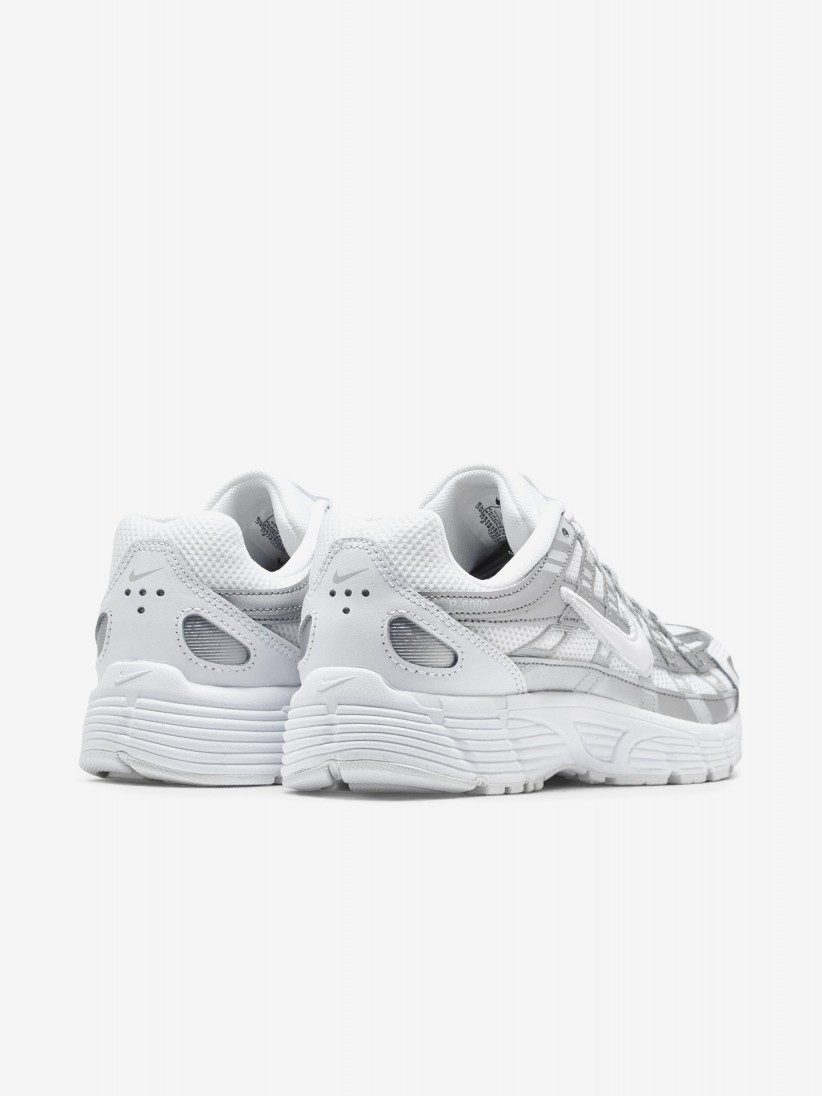 Sapatilhas Nike P-6000 Prateadas e Brancas Júnior Sapatilhas Nike P-6000 Prateadas e Brancas Júnior