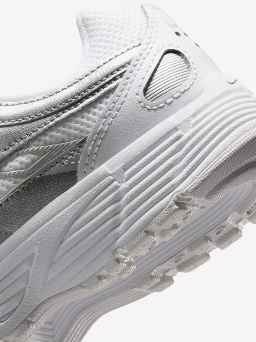 Sapatilhas Nike P-6000 Prateadas e Brancas Júnior Sapatilhas Nike P-6000 Prateadas e Brancas Júnior