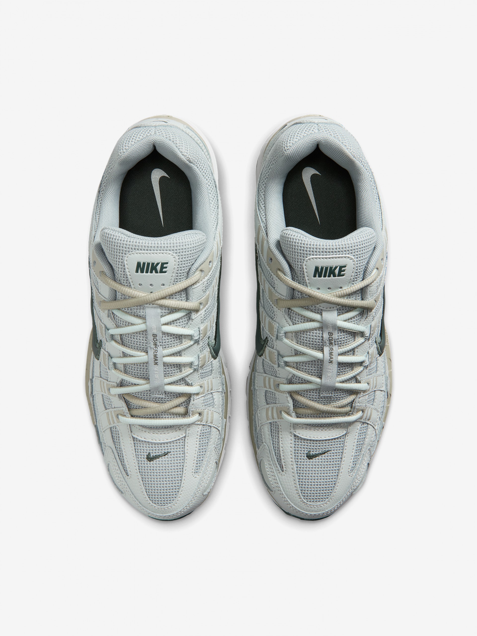 Zapatillas Nike P-6000 Premium Grises y Verdes Para Hombre