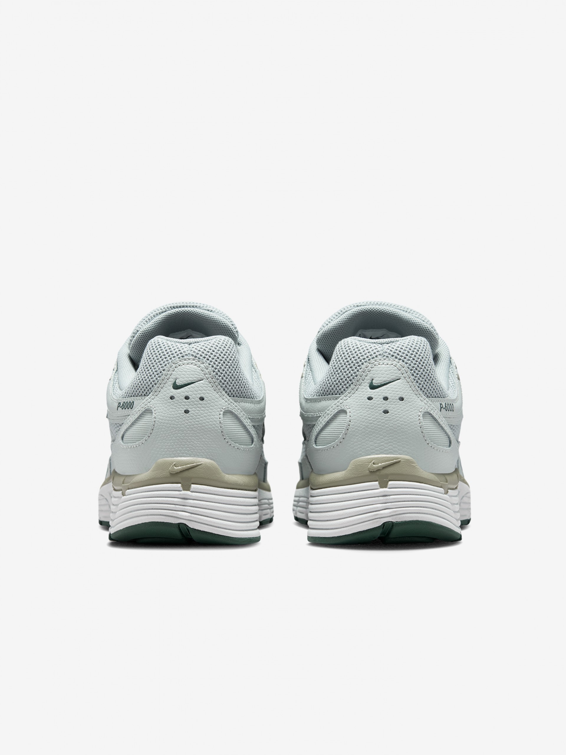 Zapatillas Nike P-6000 Premium Grises y Verdes Para Hombre