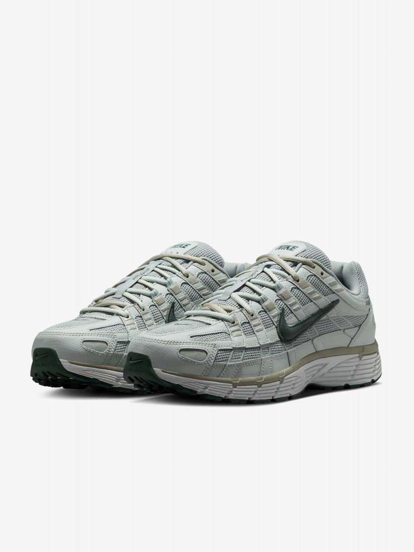Sapatilhas Nike P-6000 Premium Cinzentas e Verdes Para Homem