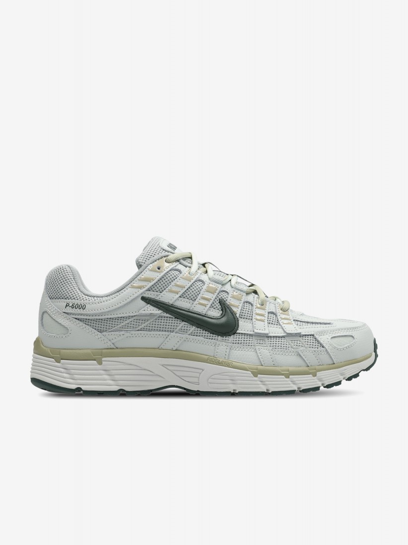 Sapatilhas Nike P-6000 Premium Cinzentas e Verdes Para Homem