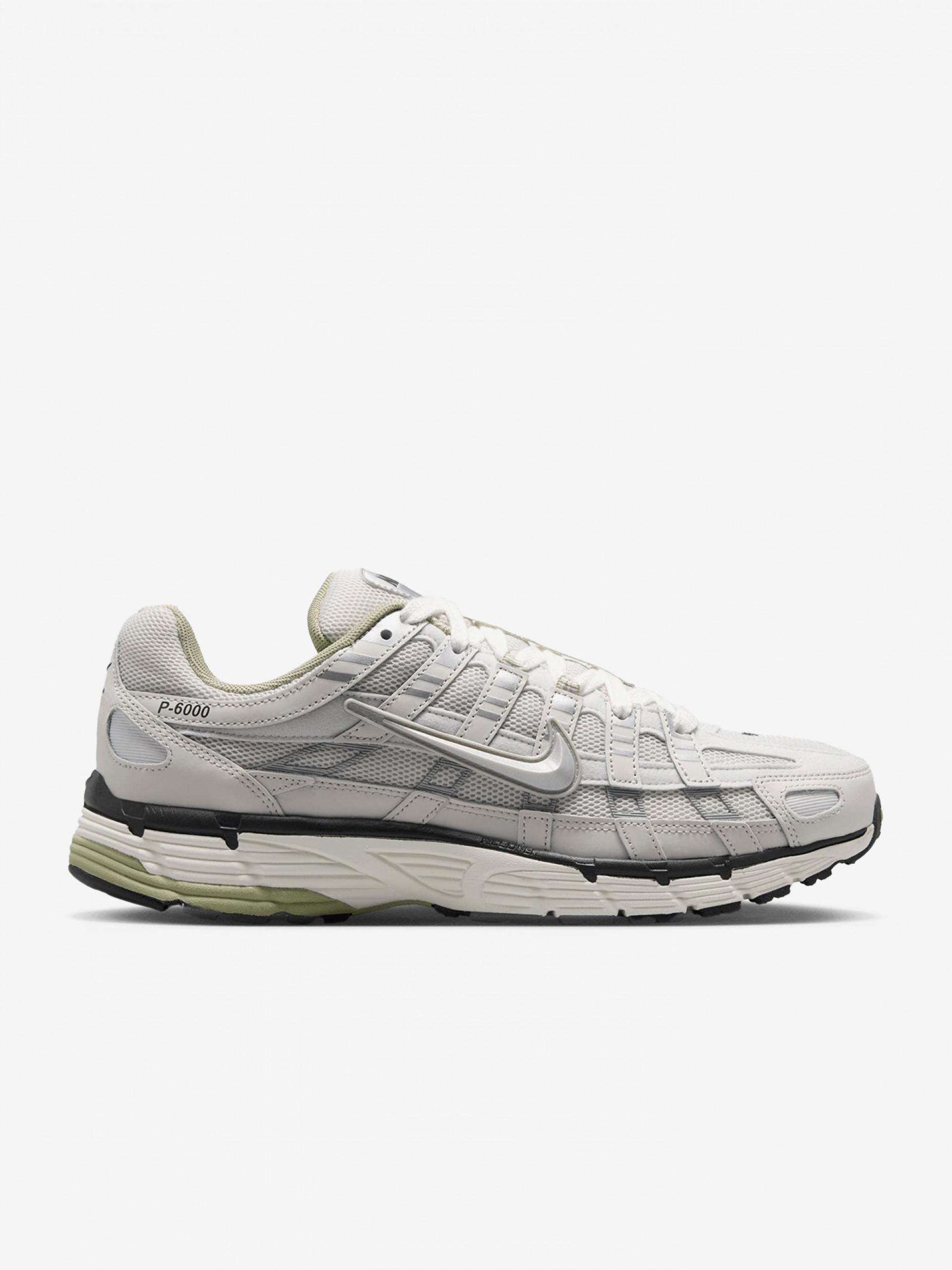 Sapatilhas Nike P-6000 Cinzentas e Verdes Para Homem