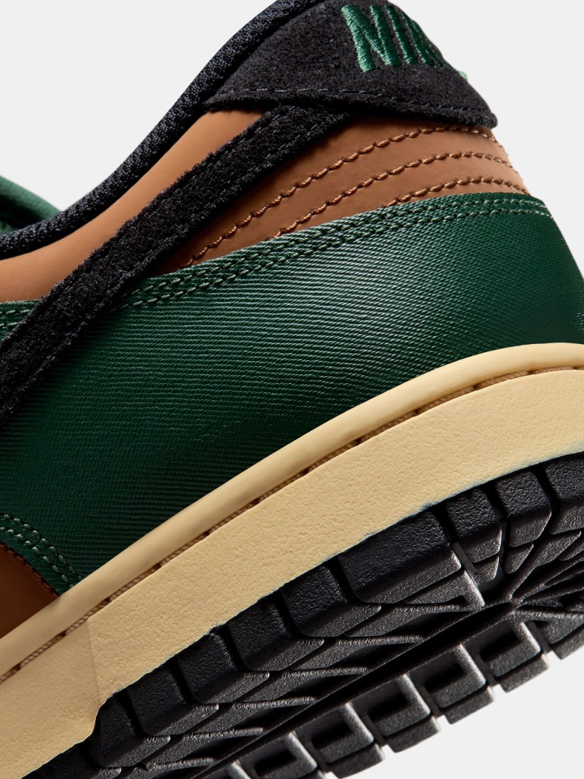 Sapatilhas Nike Dunk Low Retro Verdes, Camel e Pretas Para Homem