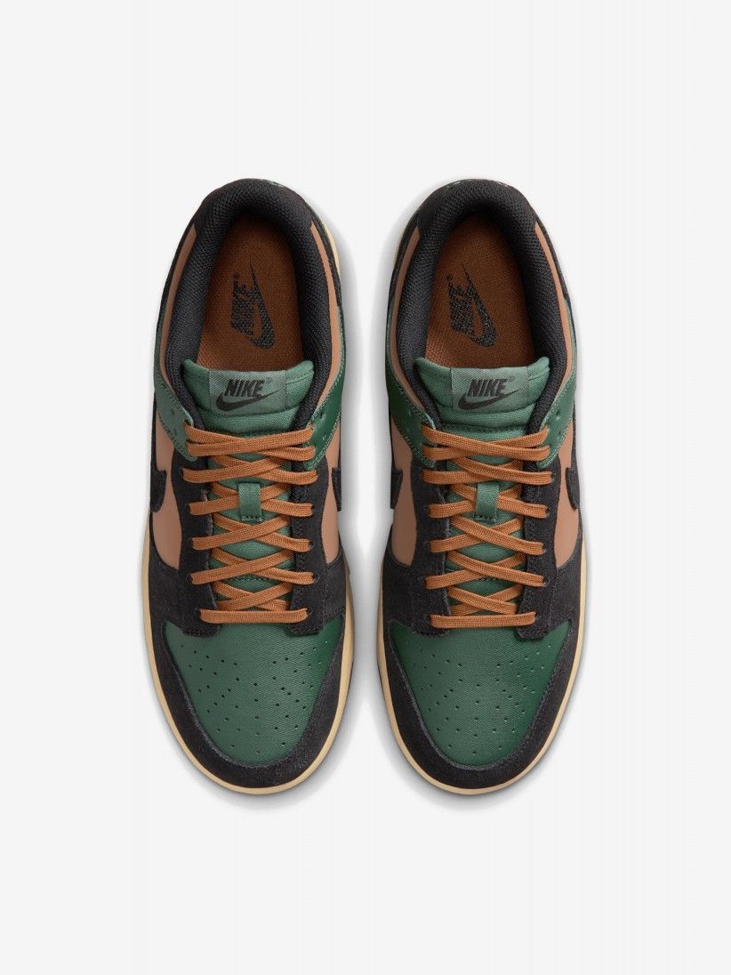 Sapatilhas Nike Dunk Low Retro Verdes, Camel e Pretas Para Homem