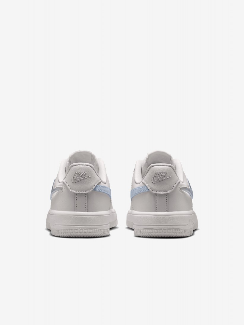Sapatilhas Nike Force 1 Low Lace JES Bege e Azuis Para Criança Sapatilhas Nike Force 1 Low Lace JES Bege e Azuis Para Criança