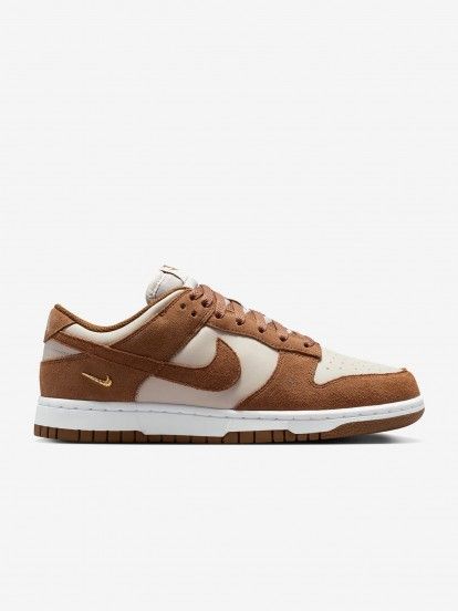 Sapatilhas Nike Dunk Low Camel e Bege Para Mulher