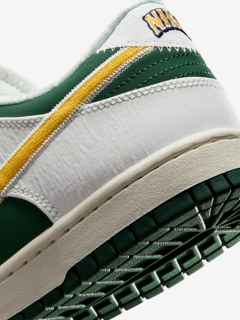 Sapatilhas Nike Dunk Low Retro Verdes, Brancas e Amarelas Para Homem