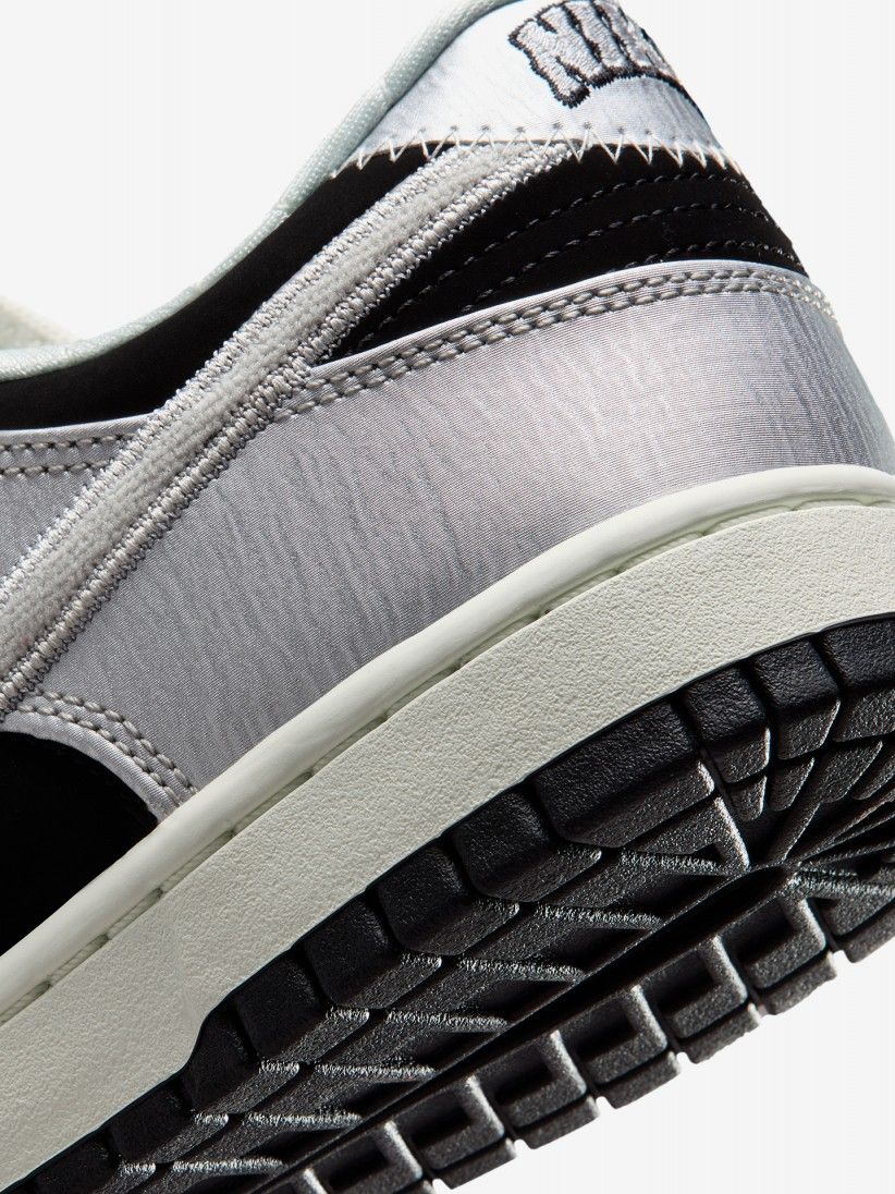 Sapatilhas Nike Dunk Low Retro Pretas e Prateadas Para Homem Sapatilhas Nike Dunk Low Retro Pretas e Prateadas Para Homem