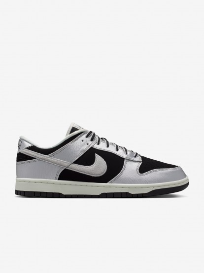 Nike Dunk Low Retro Black and Silver Sneakers For Men Nike Dunk Low Retro Black and Silver Sneakers For Men