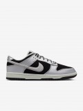 Sapatilhas Nike Dunk Low Retro Pretas e Prateadas Para Homem Sapatilhas Nike Dunk Low Retro Pretas e Prateadas Para Homem