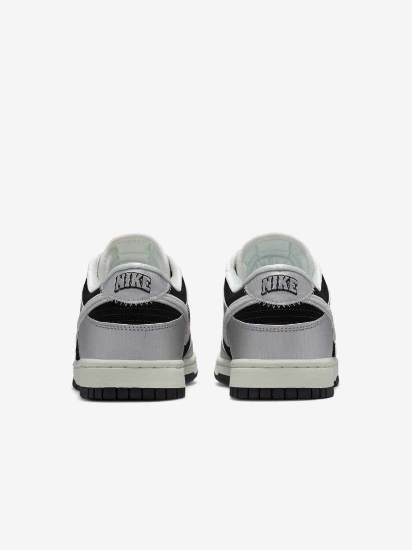 Sapatilhas Nike Dunk Low Retro Pretas e Prateadas Para Homem Sapatilhas Nike Dunk Low Retro Pretas e Prateadas Para Homem