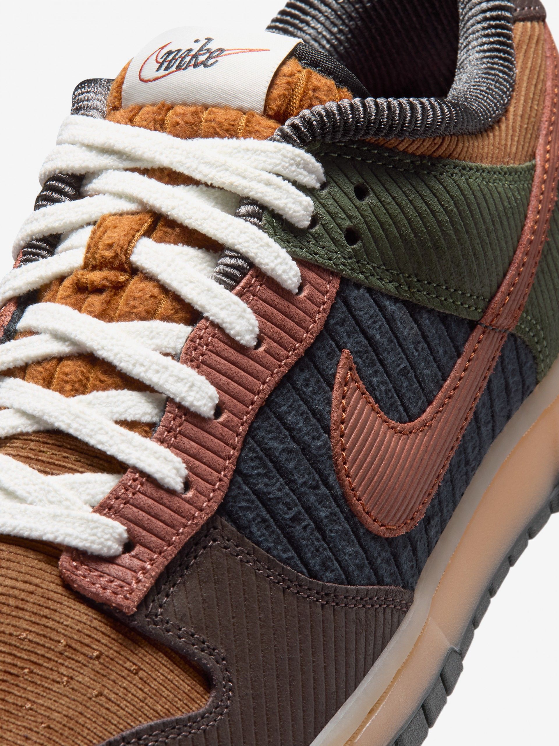 Sapatilhas Nike Dunk Low Retro Premium Camel, Verdes e Pretas Para Homem