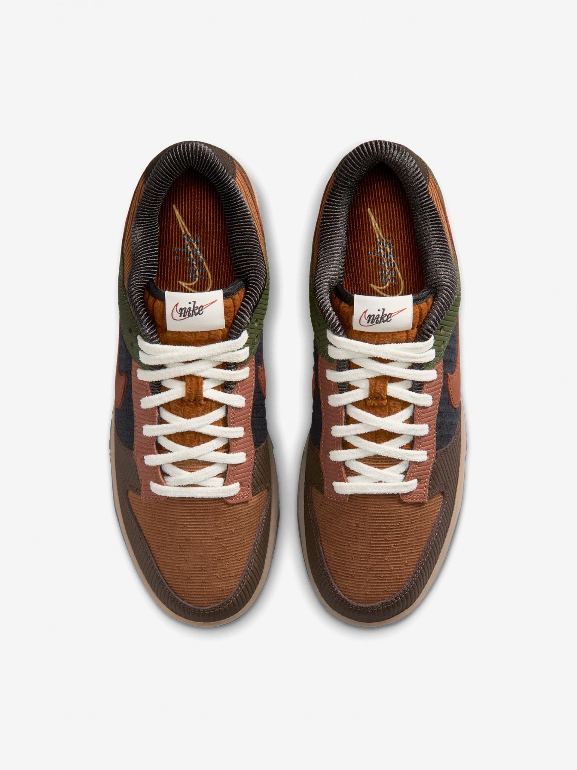 Sapatilhas Nike Dunk Low Retro Premium Camel, Verdes e Pretas Para Homem
