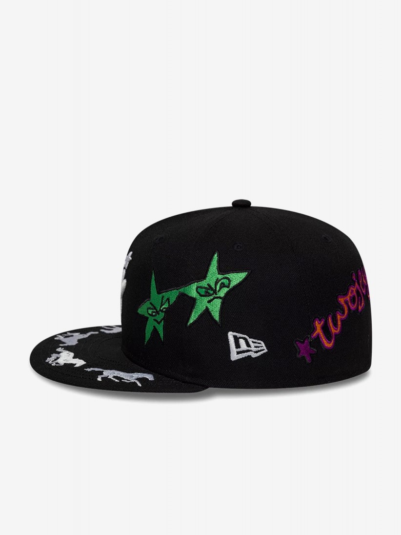 Bon� TwoJeys X New Era 59FIFTY Preto
