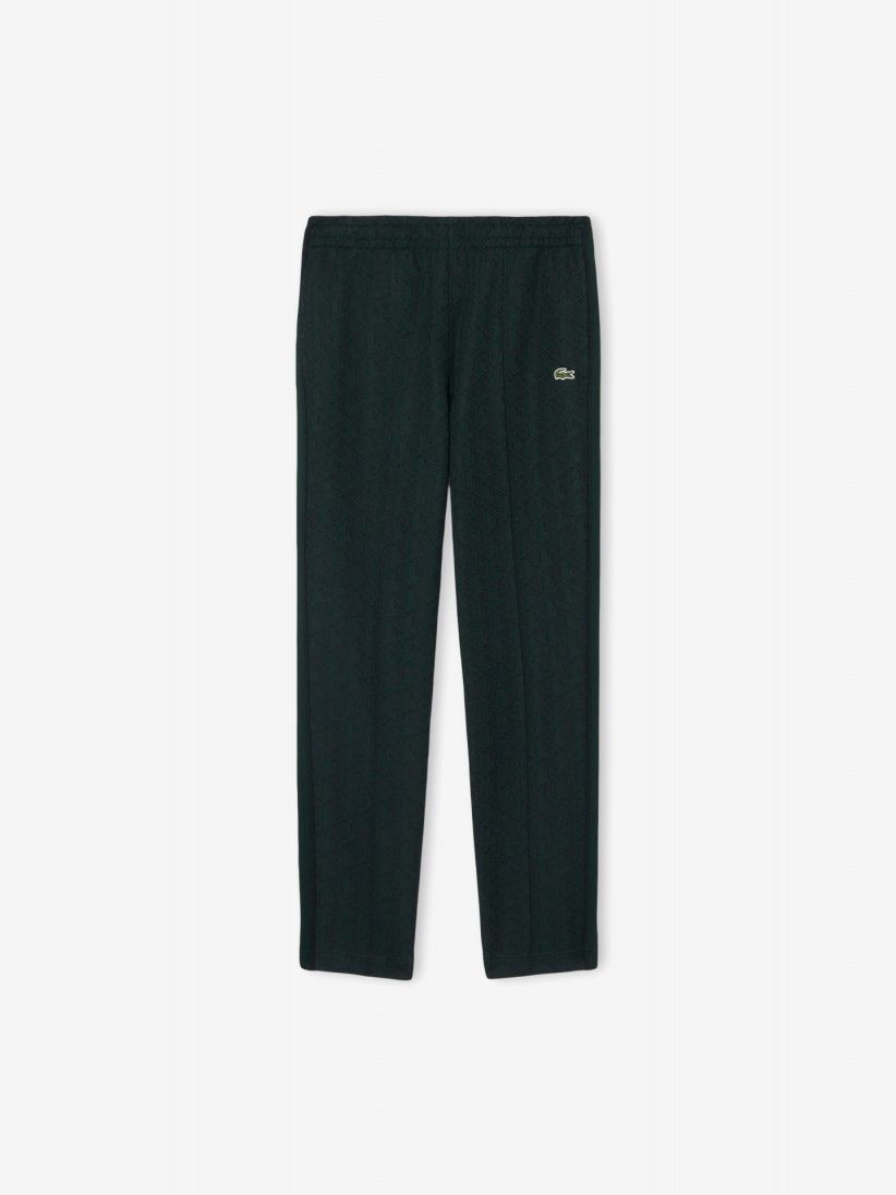 Lacoste Paris Monogram Green and Black Trousers