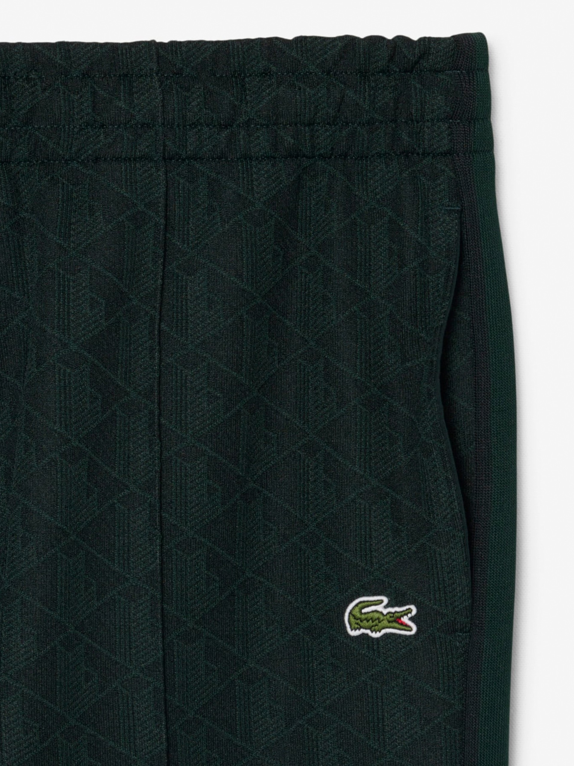 Lacoste Paris Monogram Green and Black Trousers