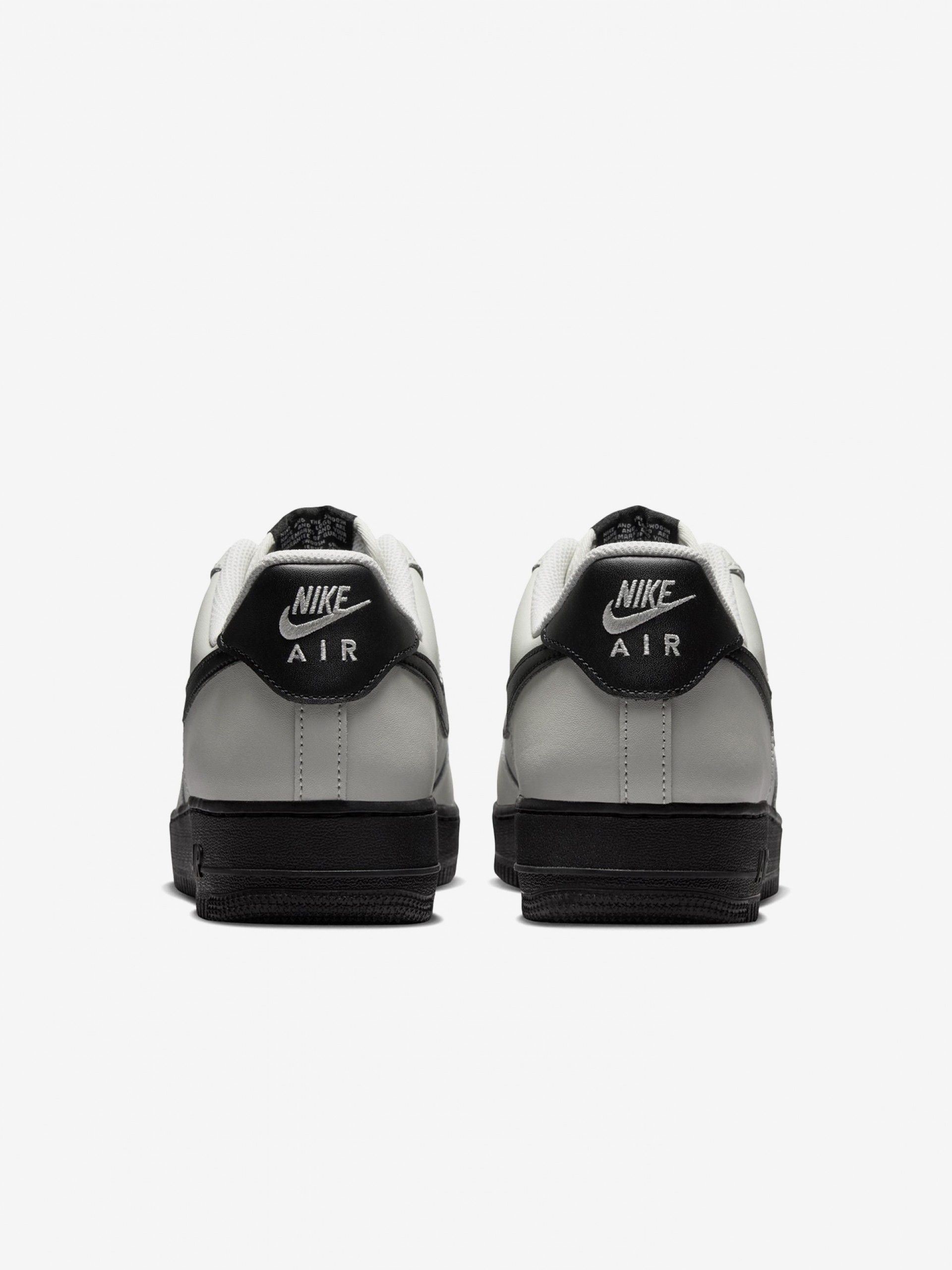 Sapatilhas Nike Air Force 1 07 Cinzentas e Pretas Para Homem