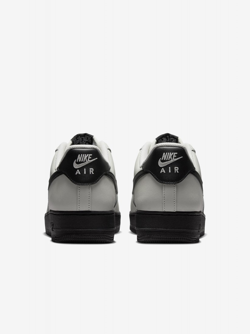 Sapatilhas Nike Air Force 1 07 Cinzentas e Pretas Para Homem Sapatilhas Nike Air Force 1 07 Cinzentas e Pretas Para Homem