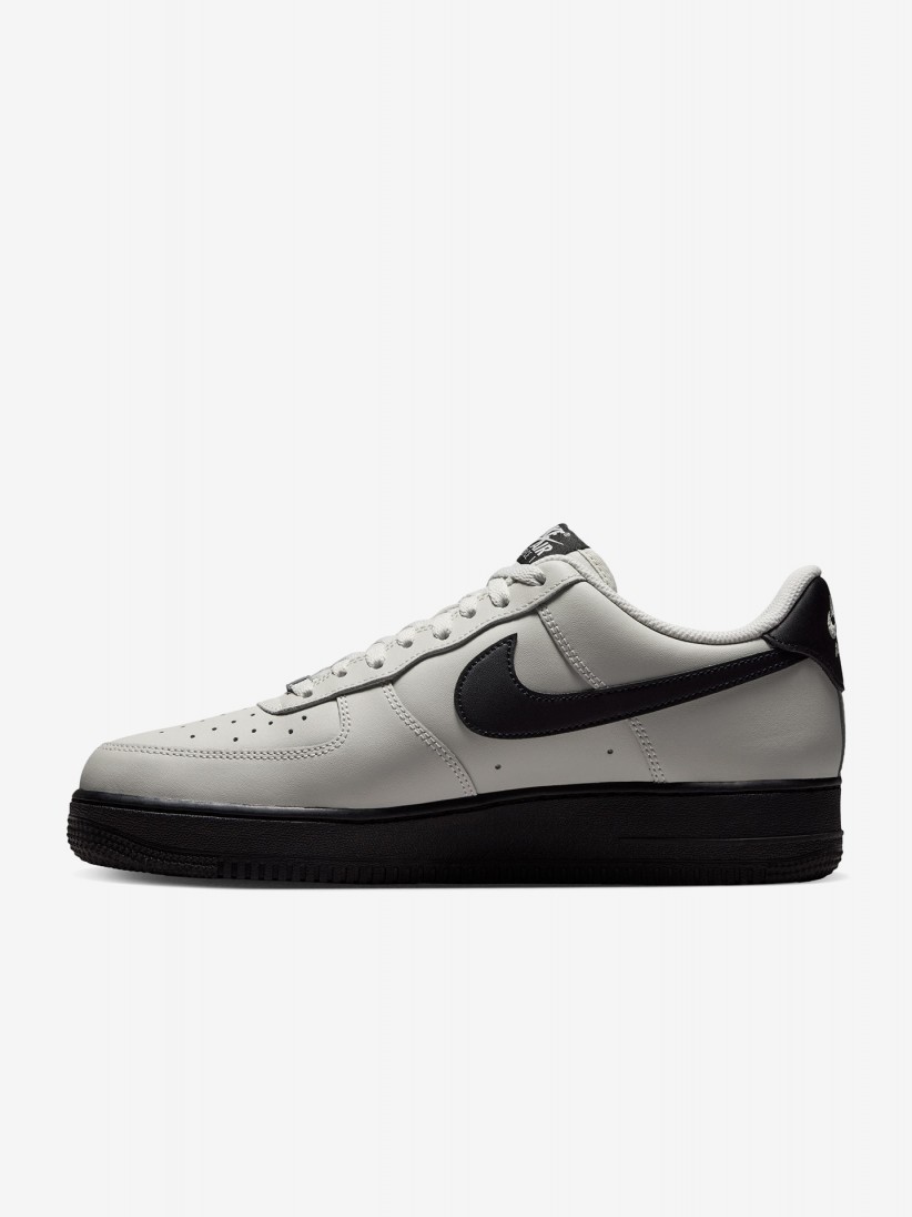 Sapatilhas Nike Air Force 1 07 Cinzentas e Pretas Para Homem Sapatilhas Nike Air Force 1 07 Cinzentas e Pretas Para Homem