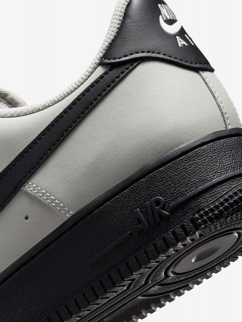 Sapatilhas Nike Air Force 1 07 Cinzentas e Pretas Para Homem Sapatilhas Nike Air Force 1 07 Cinzentas e Pretas Para Homem