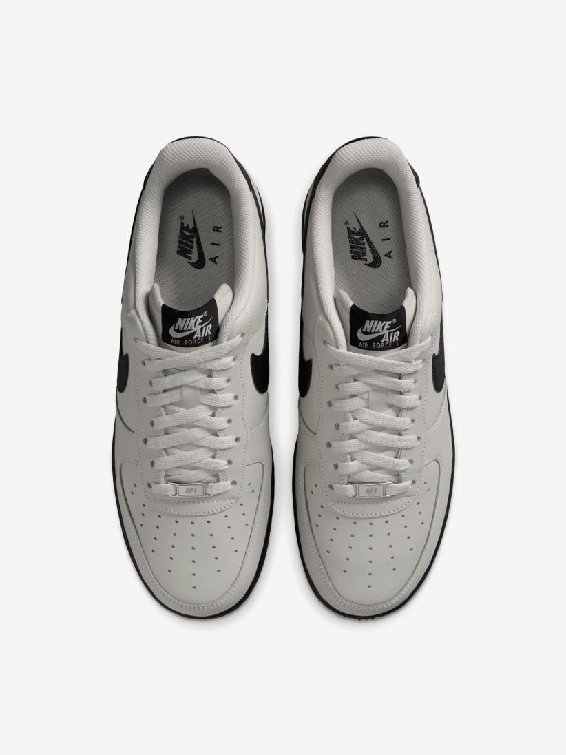 Sapatilhas Nike Air Force 1 07 Cinzentas e Pretas Para Homem Sapatilhas Nike Air Force 1 07 Cinzentas e Pretas Para Homem