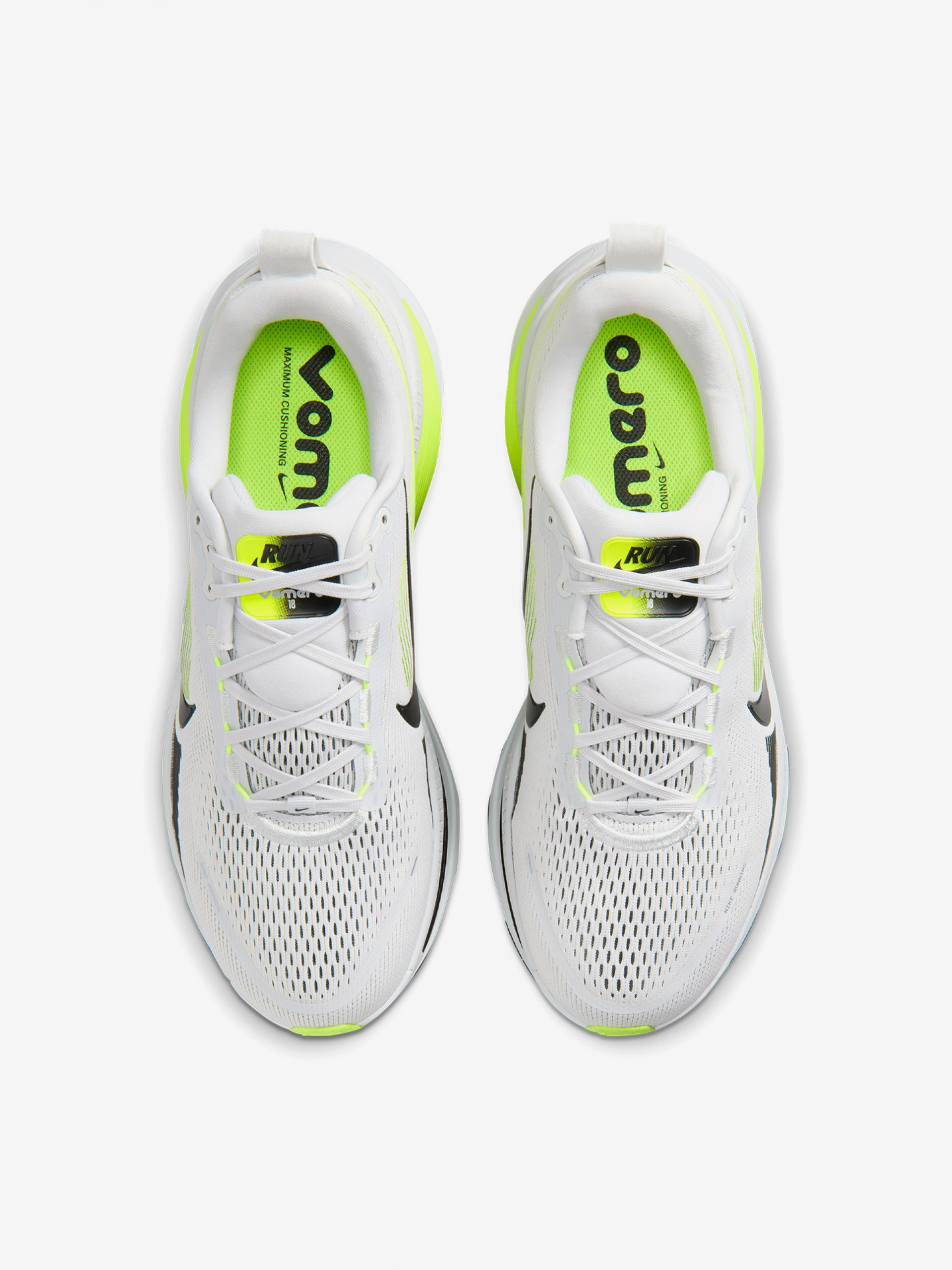 Nike Vomero 18 Grey, Green and Black Running Trainers For Men