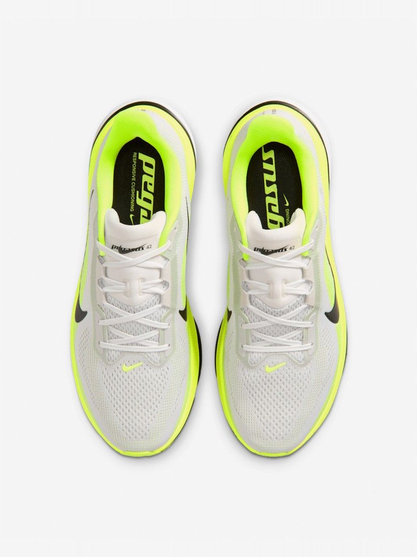 Sapatilhas de Running Nike Air Pegasus 42 Cinzentas, Verdes e Pretas Para Homem Sapatilhas de Running Nike Air Pegasus 42 Cinzentas, Verdes e Pretas Para Homem